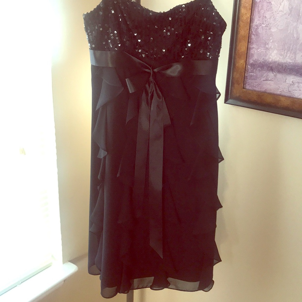 Eliza J Sequin cocktail dress
